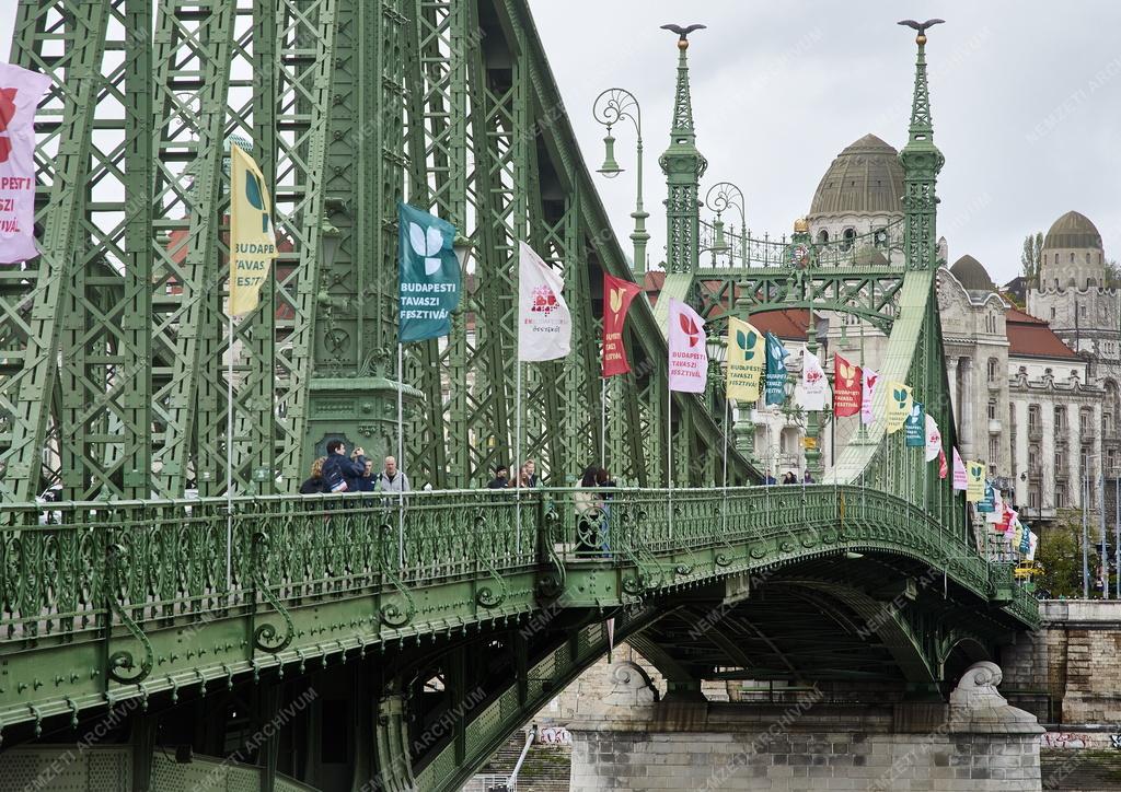 Városkép - Közlekedés - Budapest - Szabadság híd