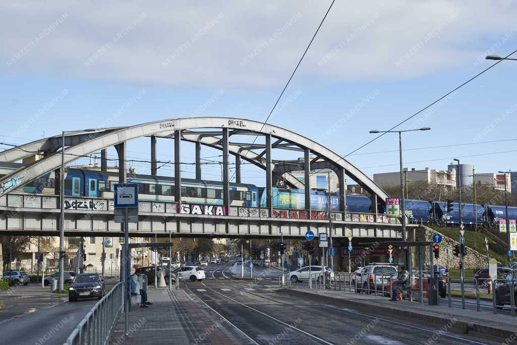 Közlekedés - Budapest - Hamzsabégi Vasúti Híd