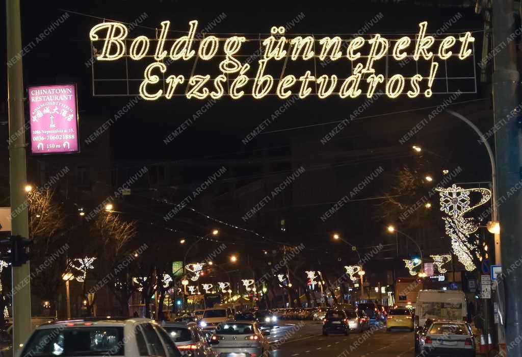 Városkép - Budapest - Karácsonyi díszkivilágítás