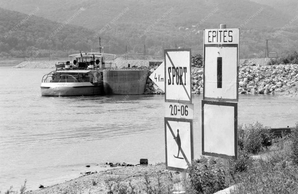 Építőipar - A bős–nagymarosi vízlépcső építése