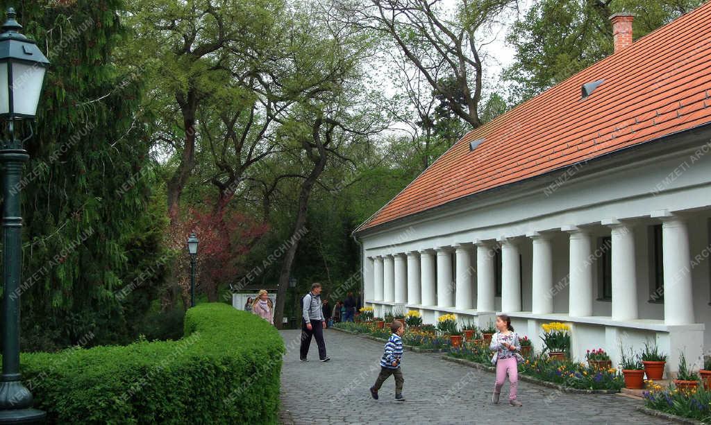 Turizmus - Vácrátót - Látogatók a tavaszi arborétumban