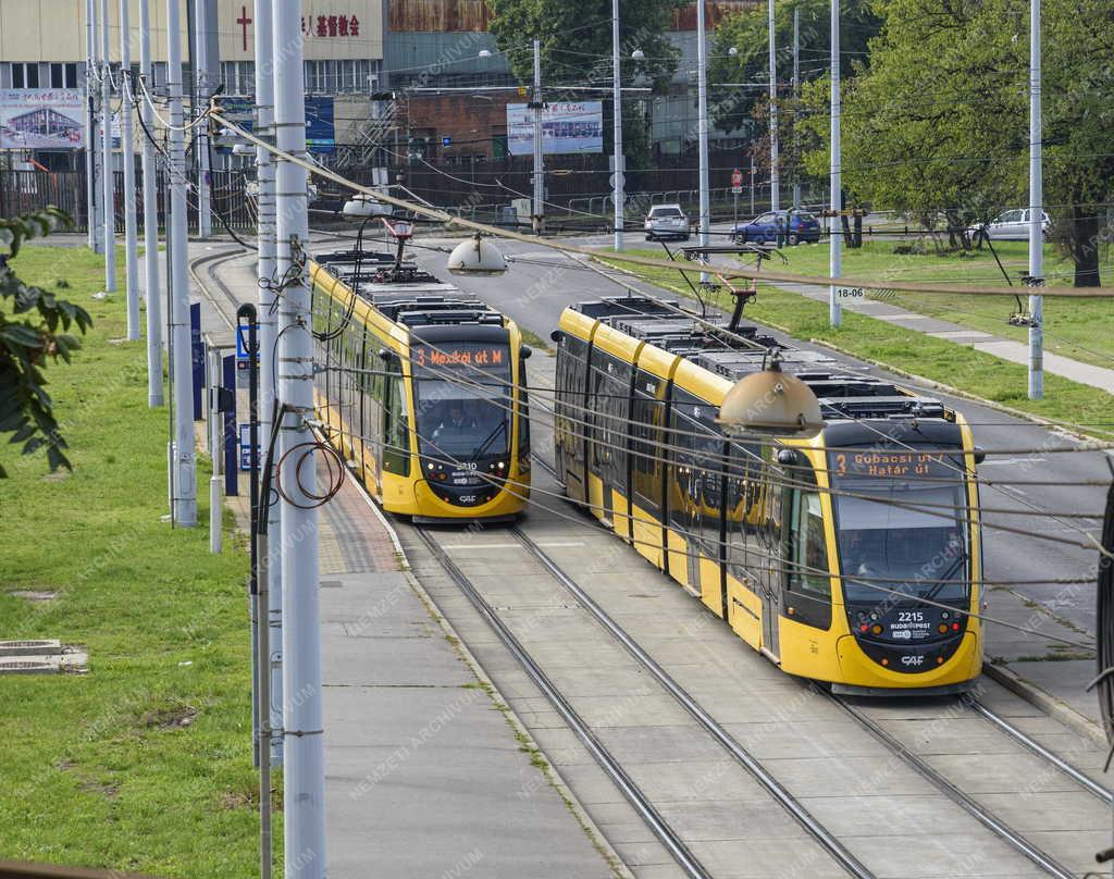 Közlekedés - Budapest - Villamosok Kőbányán