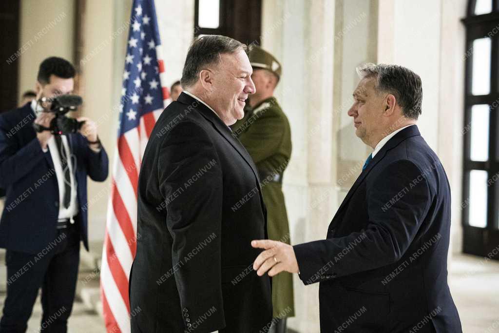 Az amerikai külügyminiszterrel tárgyalt Orbán Viktor