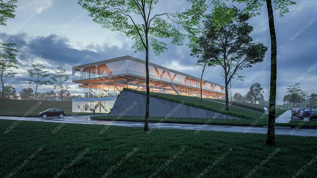 Építőipar - Debrecen - Innovációs Központ épül 