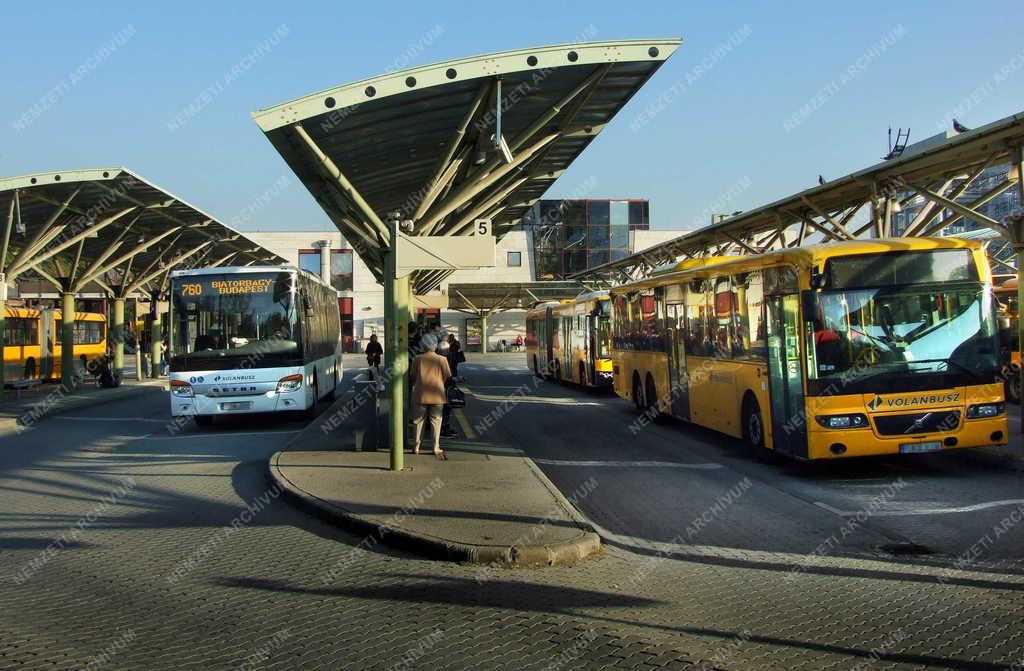 Közlekedés - Budapest - A Kelenföld autóbusz-állomás