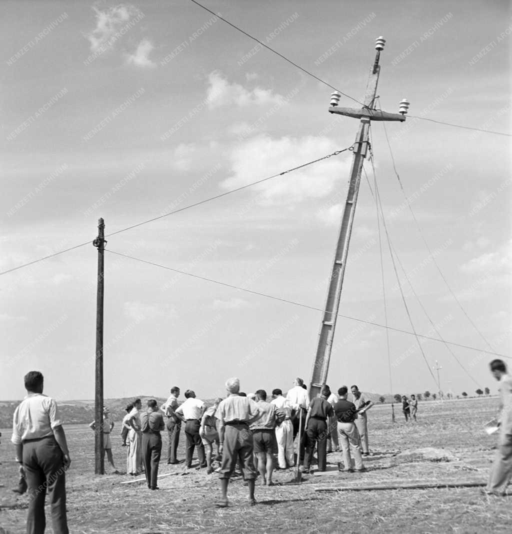 Energia - Elektromos távvezeték épül Szedres és Bátaszék között