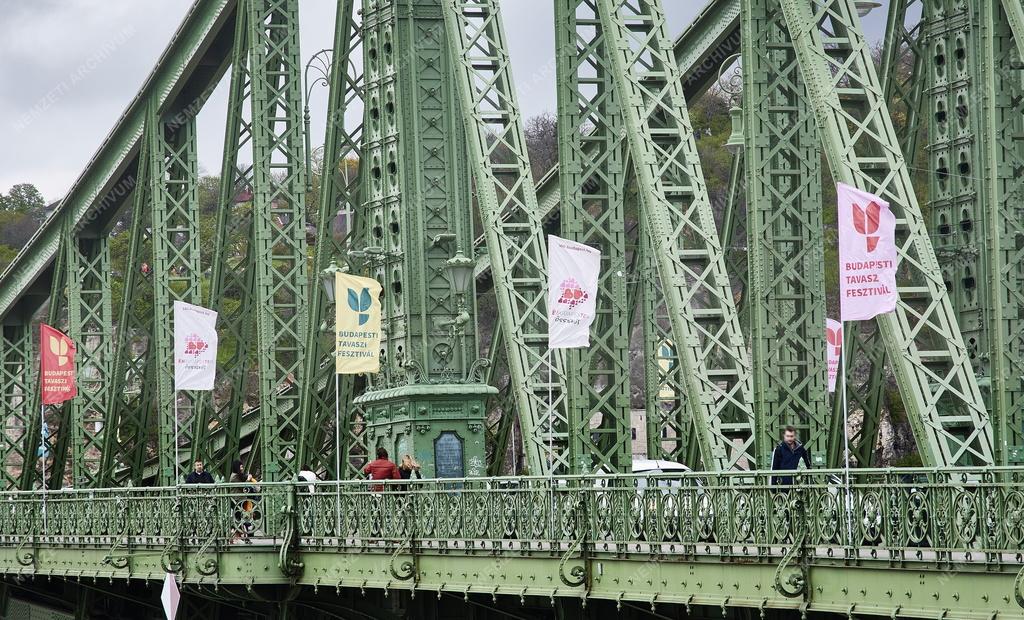 Városkép - Közlekedés - Budapest - Szabadság híd