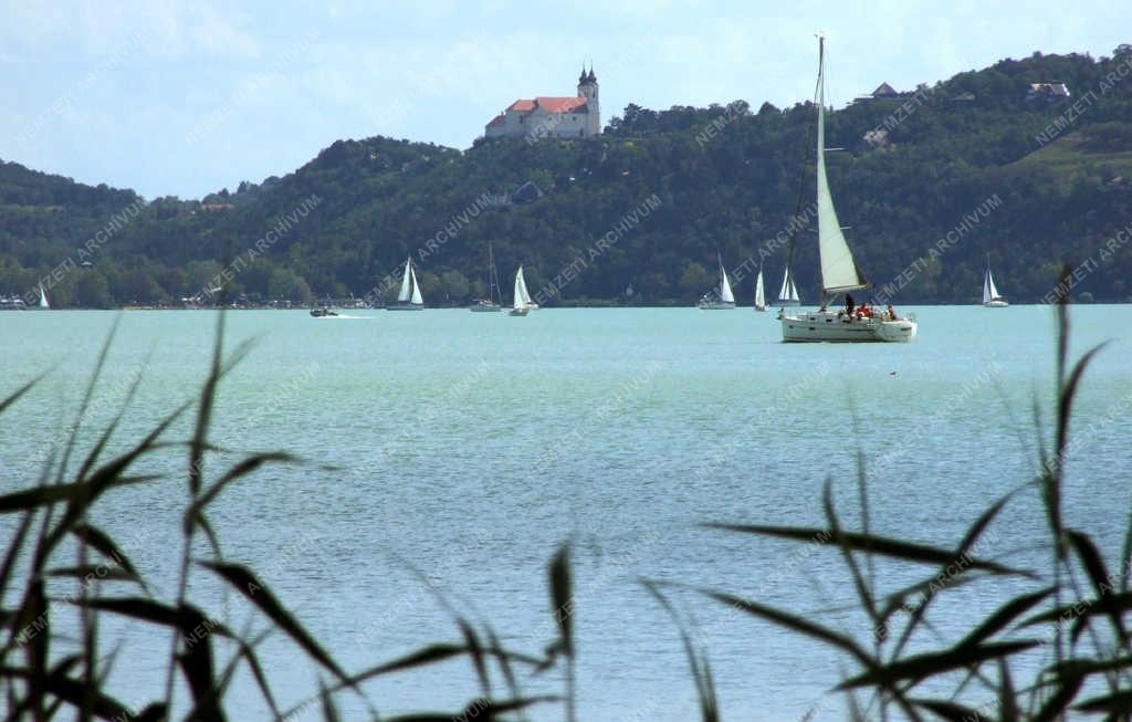 Tájkép - Balatonfüred - Vitorlások a Balatonon