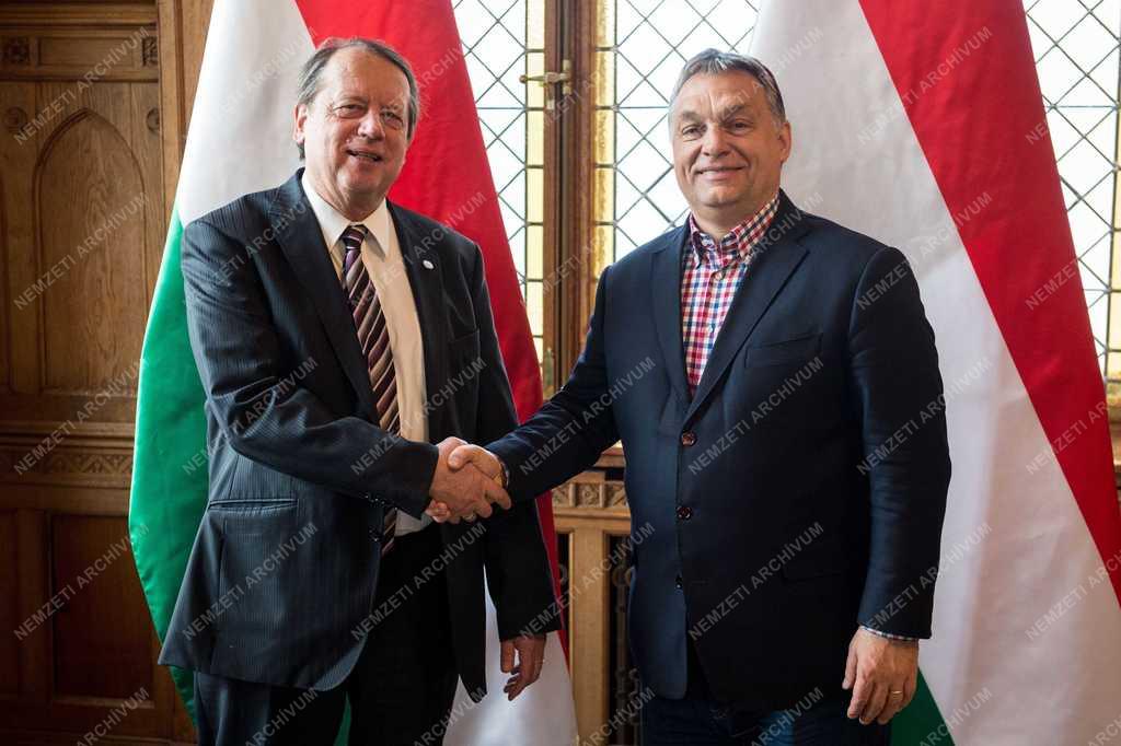 Orbán Viktor és Gáncs Péter evangélikus püspök találkozója