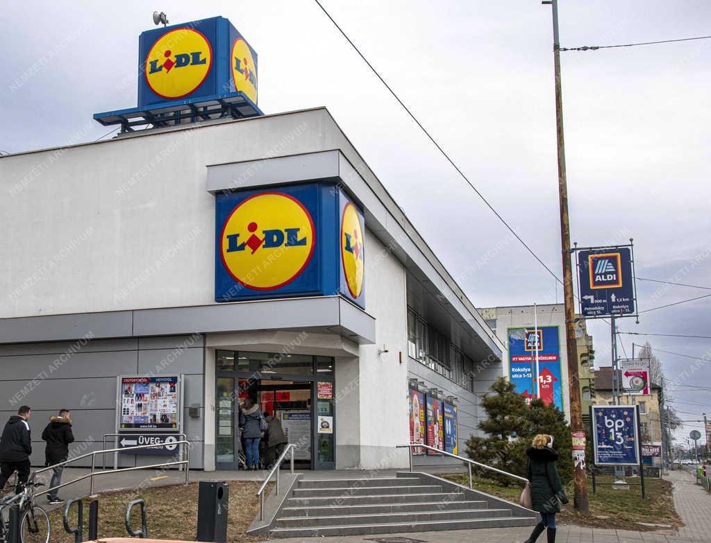 Kereskedelem - Lidl élelmiszer-kereskedelmi áruház