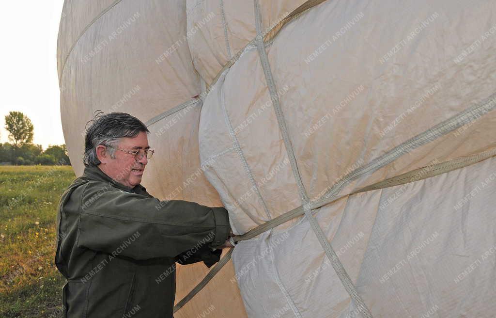 Sportoló - Debrecen - Végh Sándor hőlégballon-pilóta