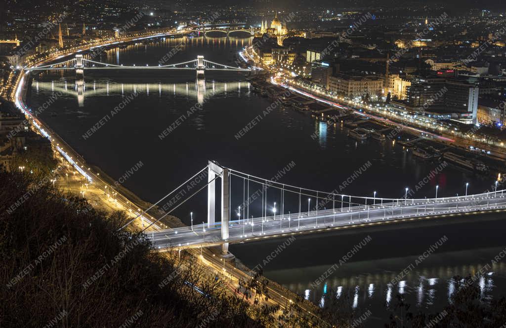 Városkép - Budapest - Esti felvétel