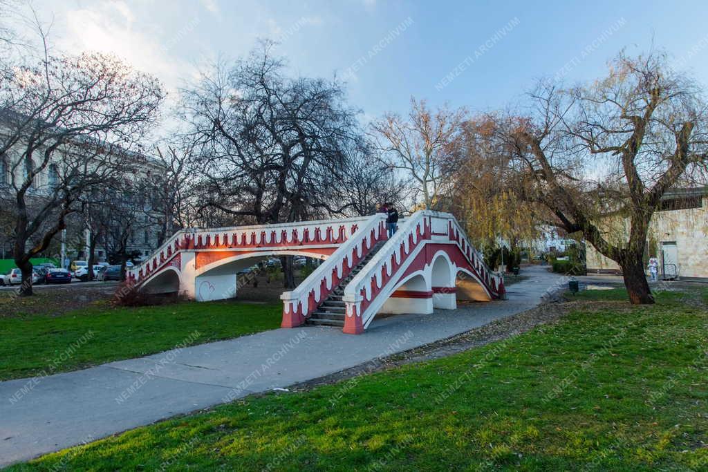 Műemlék - Budapest - A Wünsch híd a Városligetben