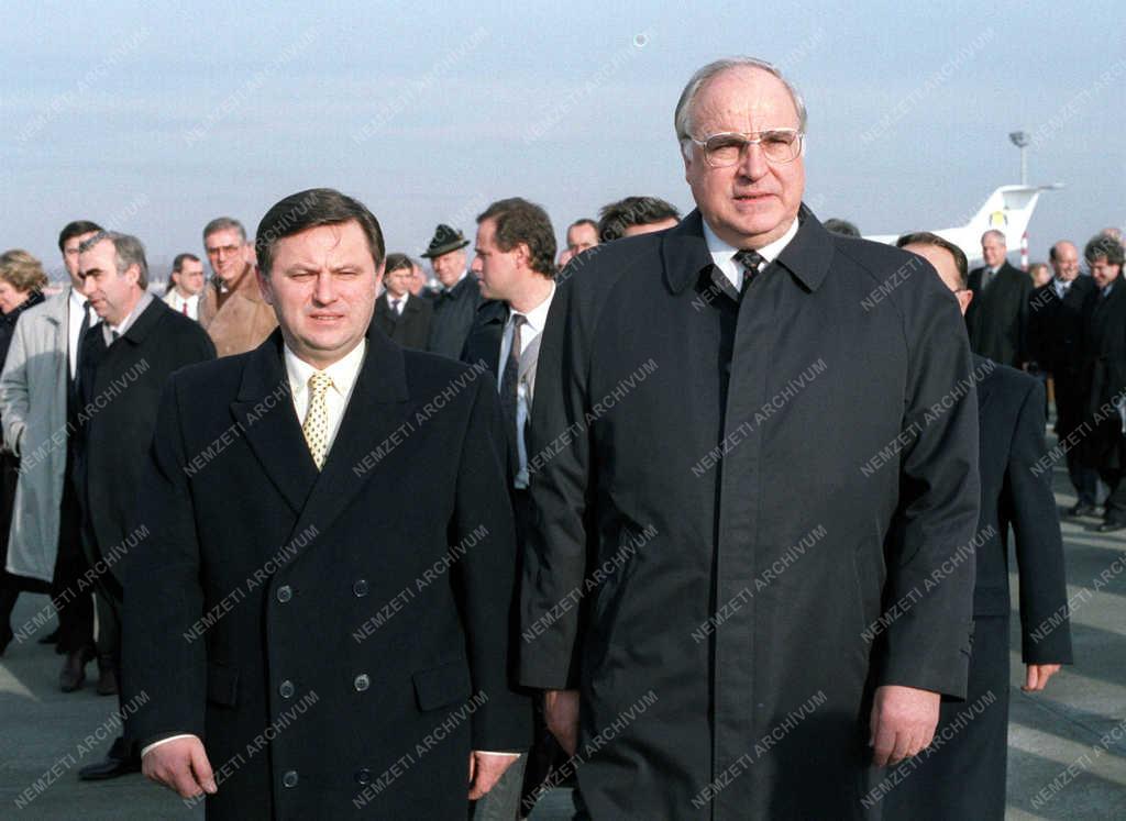 Külpolitika - Diplomácia - Helmut Kohl Budapesten