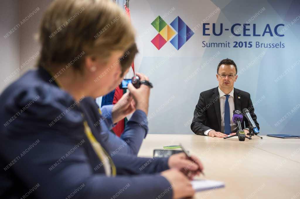 Szijjártó Péter az EU és a CELAC-országok csúcstalálkozóján