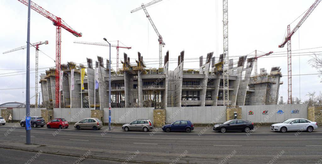 Építkezés - Budapest - Puskás Ferenc Stadion