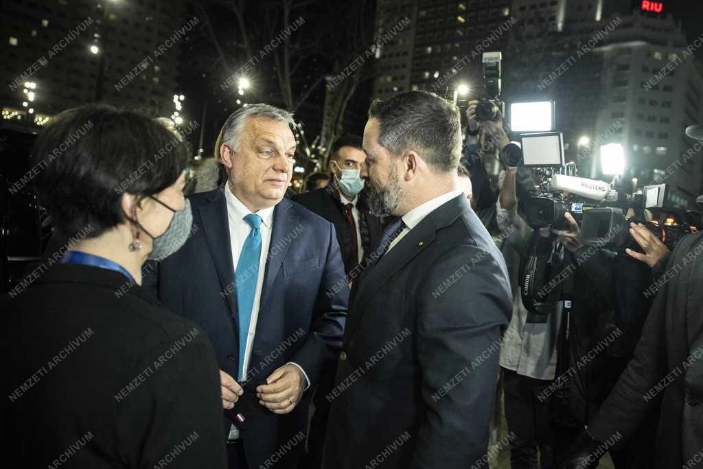 Orbán Viktor Madridban