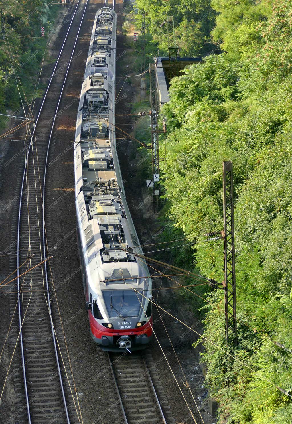 Városkép - Budapest - Vasút a főváros XI. kerületében