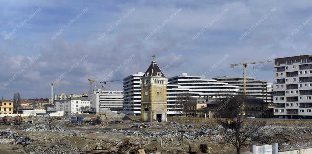 Városkép - Budapest - A régi Közvágóhíd területe