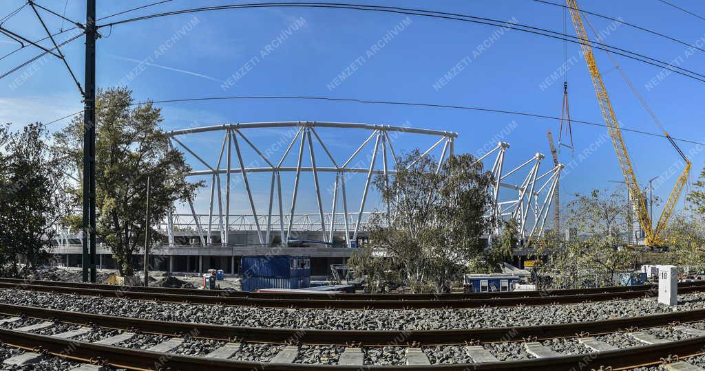 Településfejlesztés - Épül a budapesti Nemzeti Atlétikai Stadion