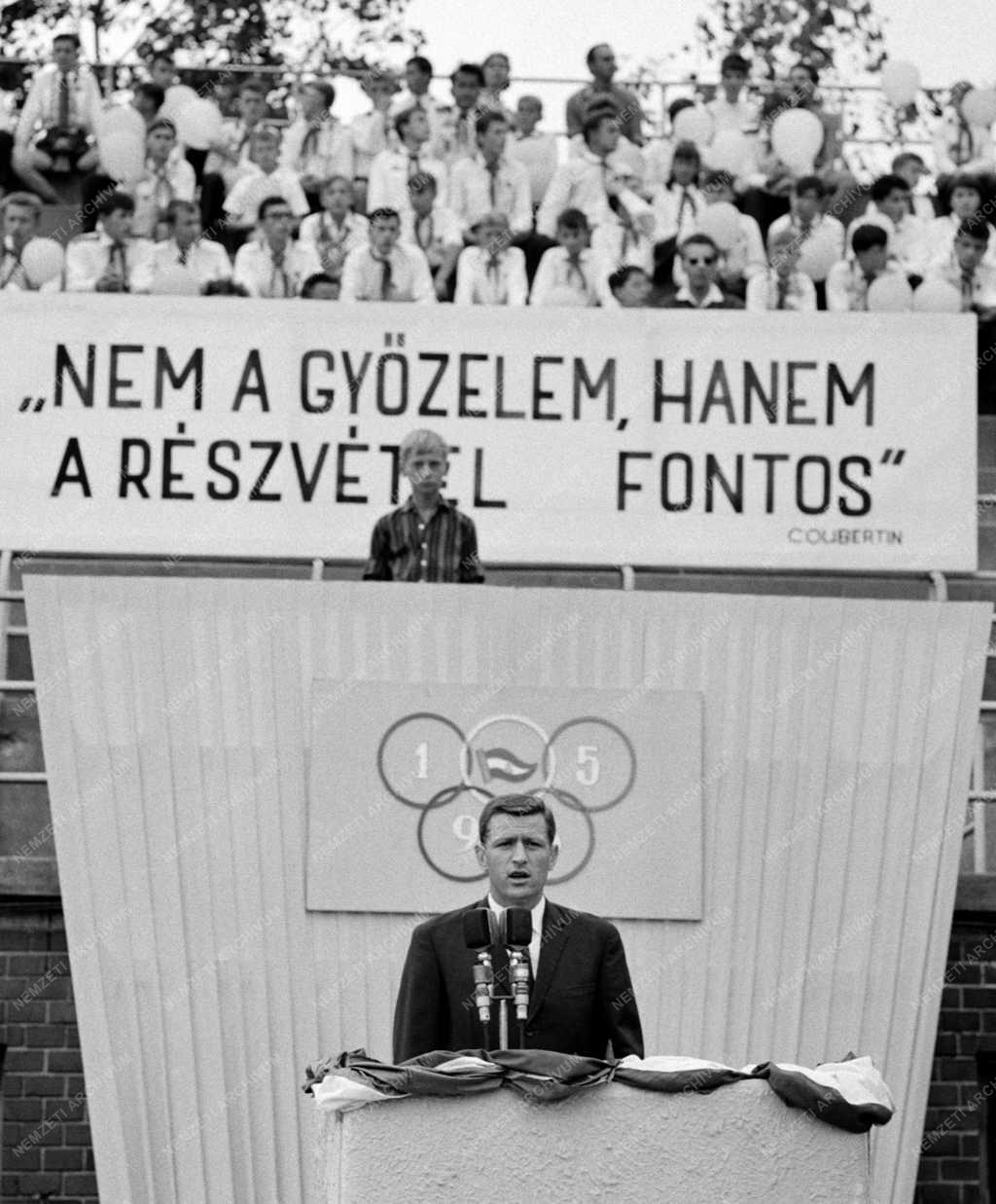 Sport - Szervezet - Úttörő Olimpia 1965