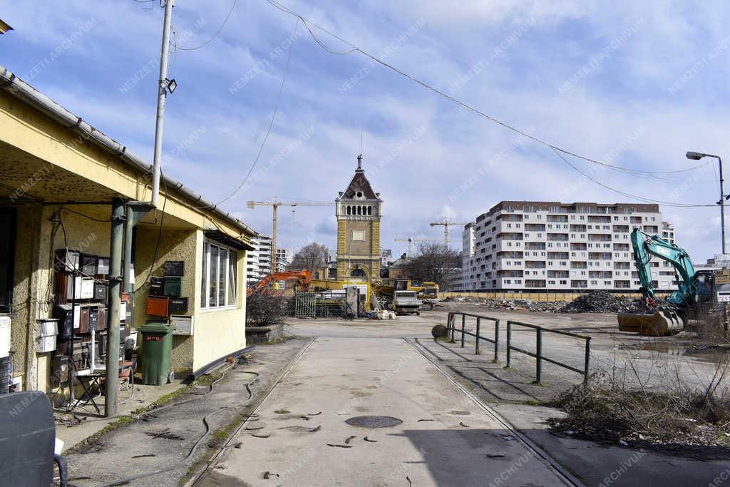 Városkép - Budapest - A régi Közvágóhíd területe