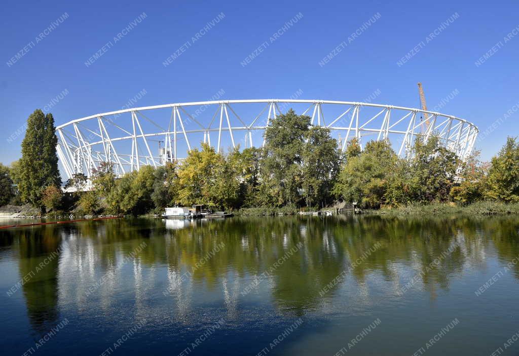 Településfejlesztés - Épül a budapesti Nemzeti Atlétikai Stadion