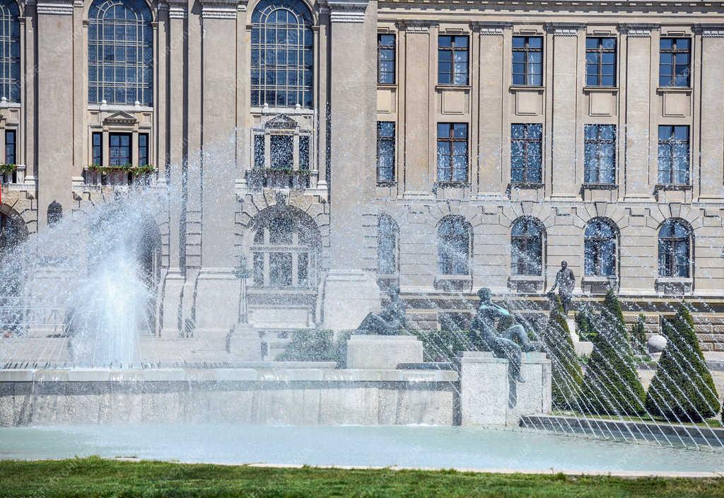 Városkép - Debrecen - Az egyetem francia parkja 