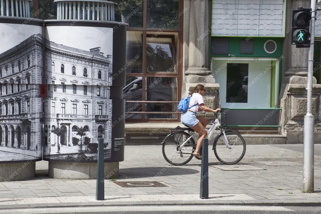 Közlekedés - Budapest - Kerékpáros