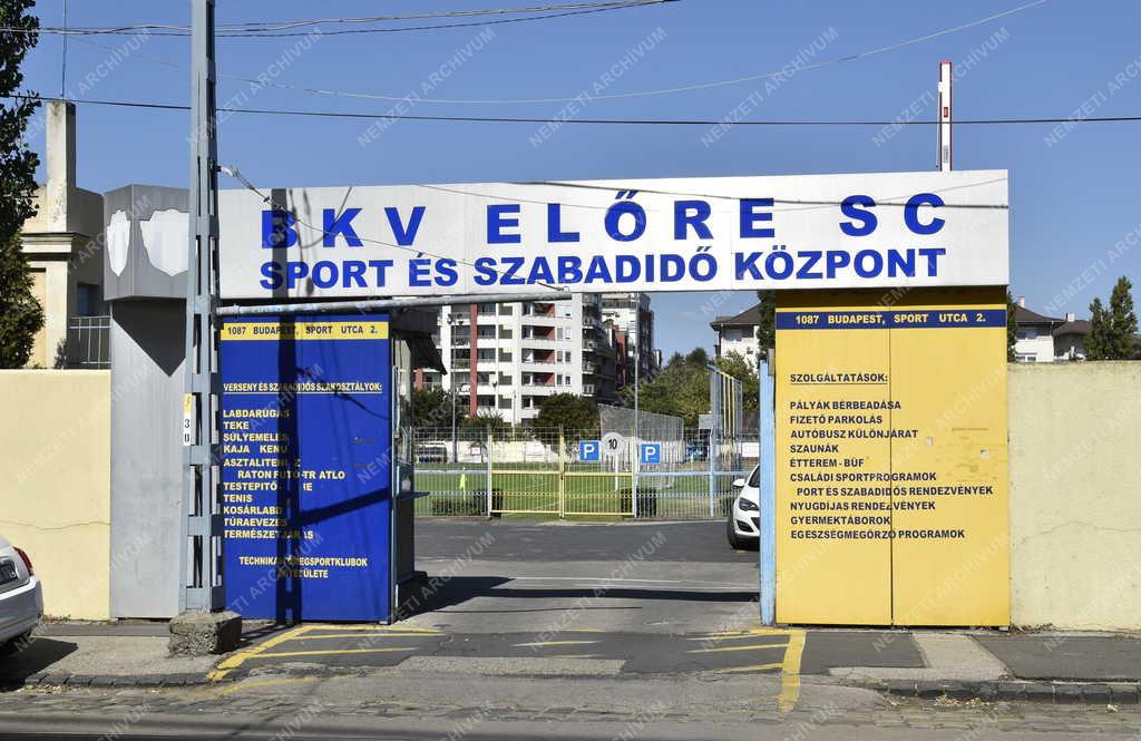 Városkép - Sportlétesítmény  - BKV Előre SC stadion