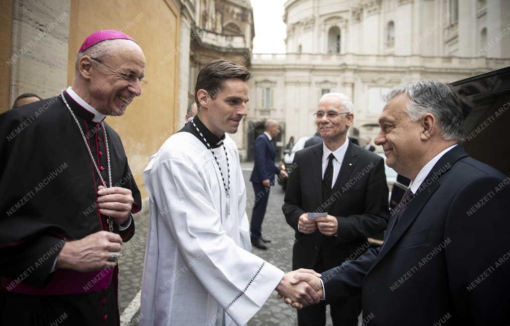 Orbán Viktor a Vatikánban