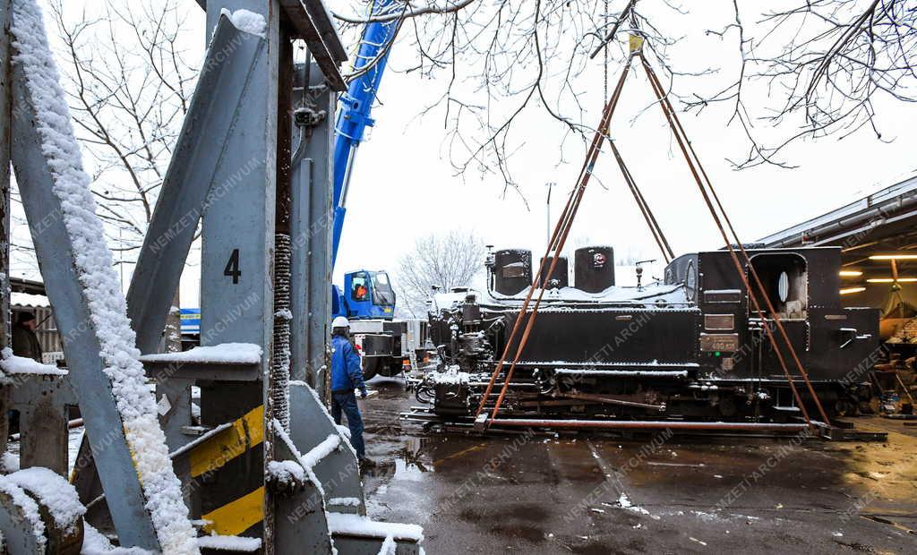 Közlekedés - Felújították a Széchenyi-hegyi Gyermekvasút gőzmozdonyát