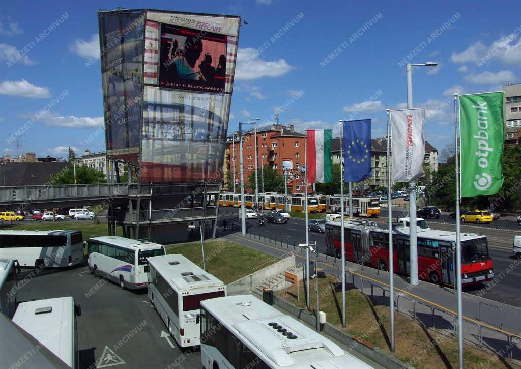 Városkép - Budapest - A Hungária körút részlete