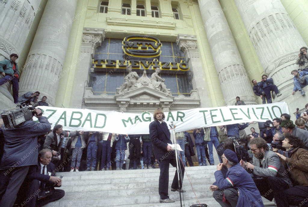 Nemzeti ünnep - Az alternatív szervezetek demonstrációja