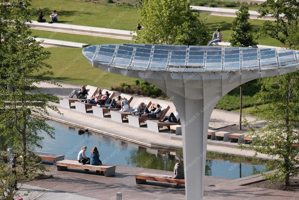 Városkép - Budapest - Millenáris Széllkapu Park