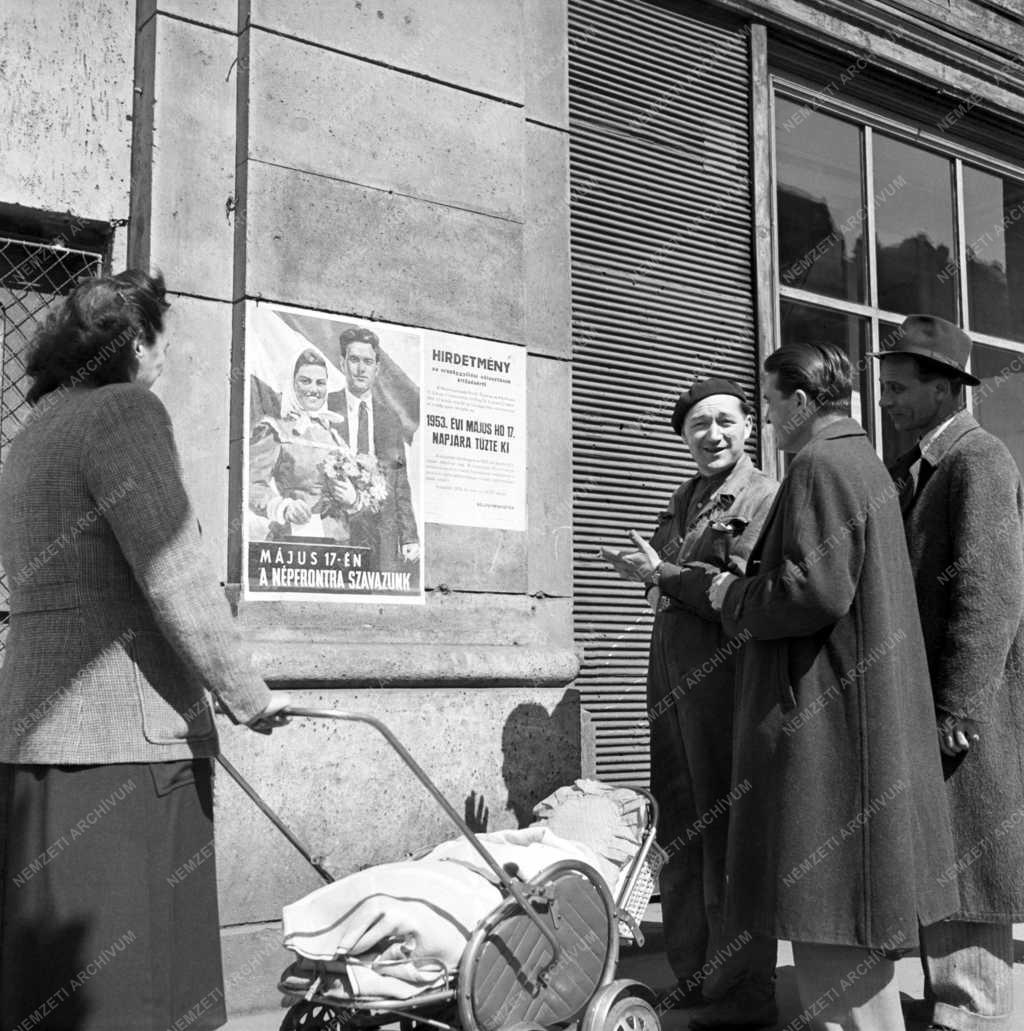 Belpolitika - Választási plakát Budapesten