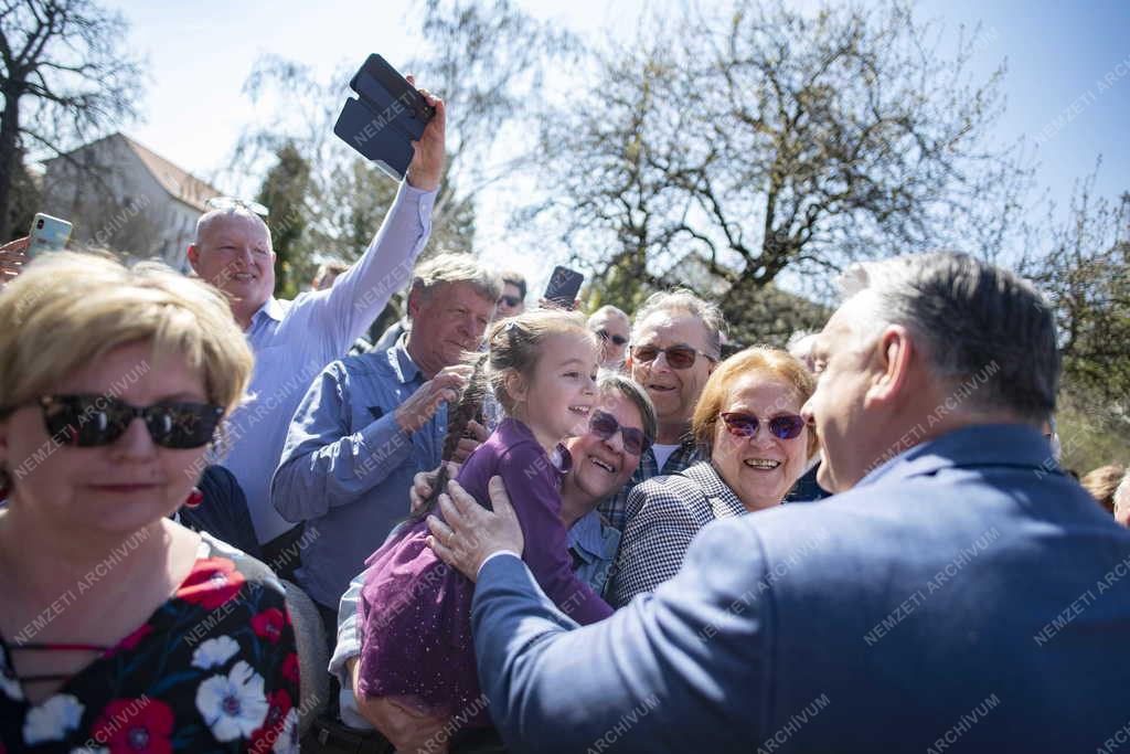 Választás 2022 - Orbán Viktor Győrben