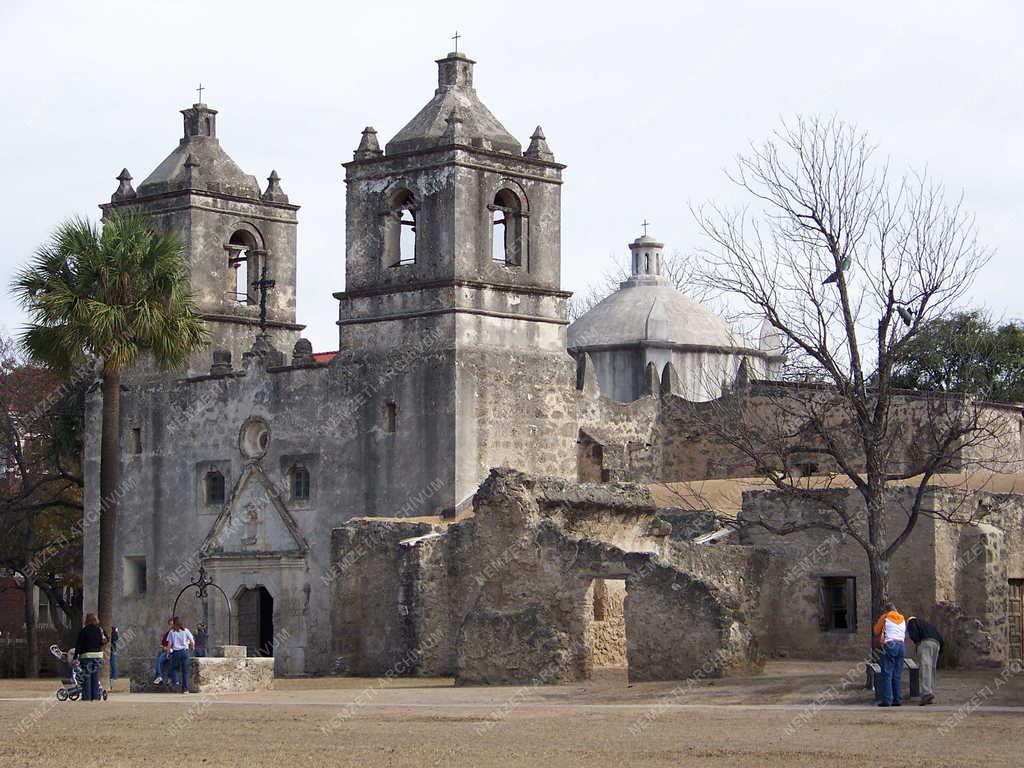 Táj, város - Mission Concepción - San Antonio