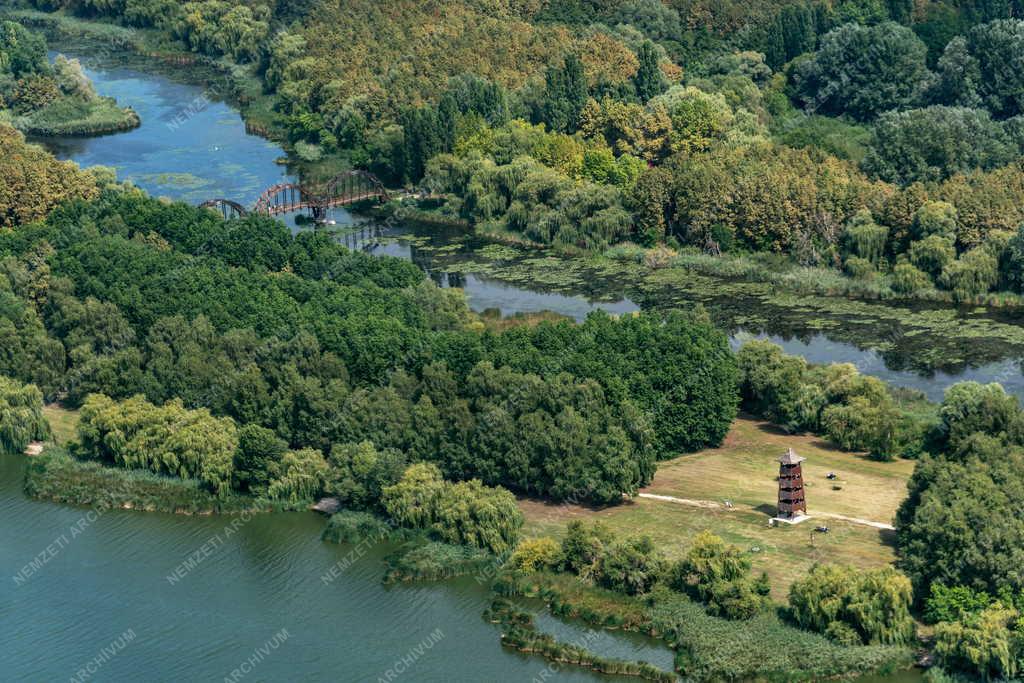 Tájkép - Légi felvétel - Kis-Balaton - Kányavári-sziget