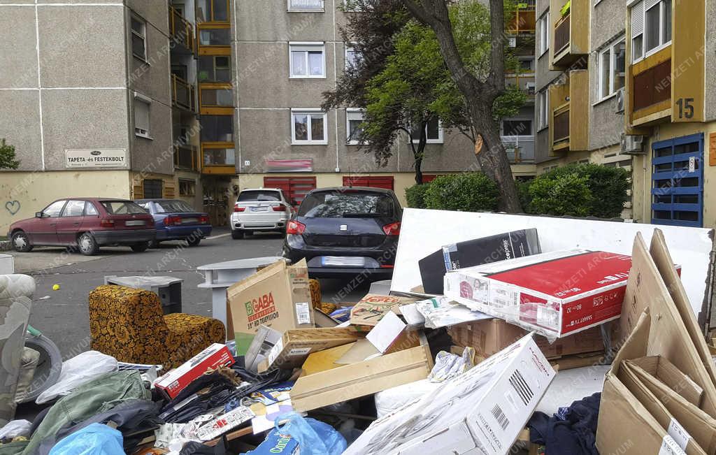 Környezetvédelem - Budapest - Lomtalanítás Kőbányán