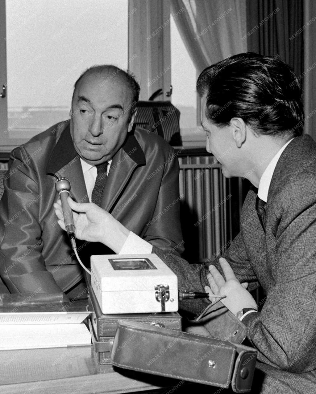 Kultúra - Pablo Neruda chilei költő Magyarországon