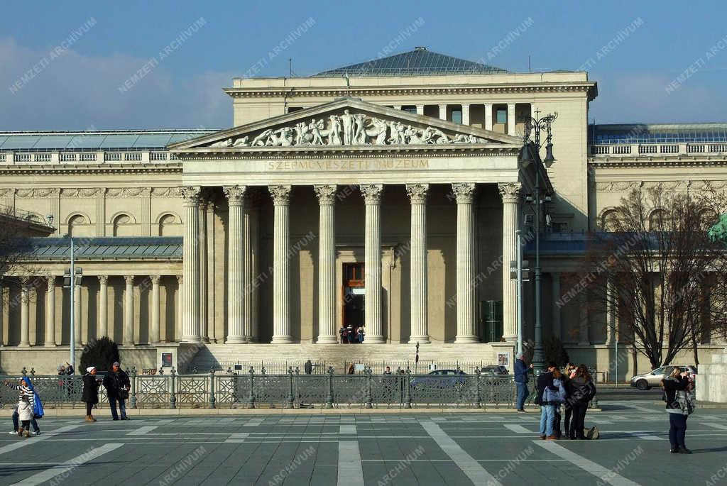 Városkép - Budapest - A Szépművészeti Múzeum  épülete