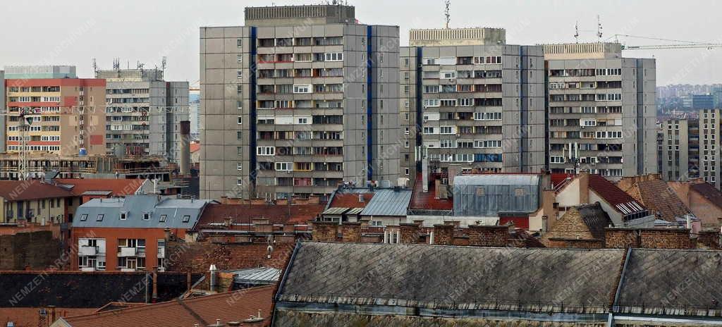 Városkép - Budapest - A Práter utcai lakótelep 