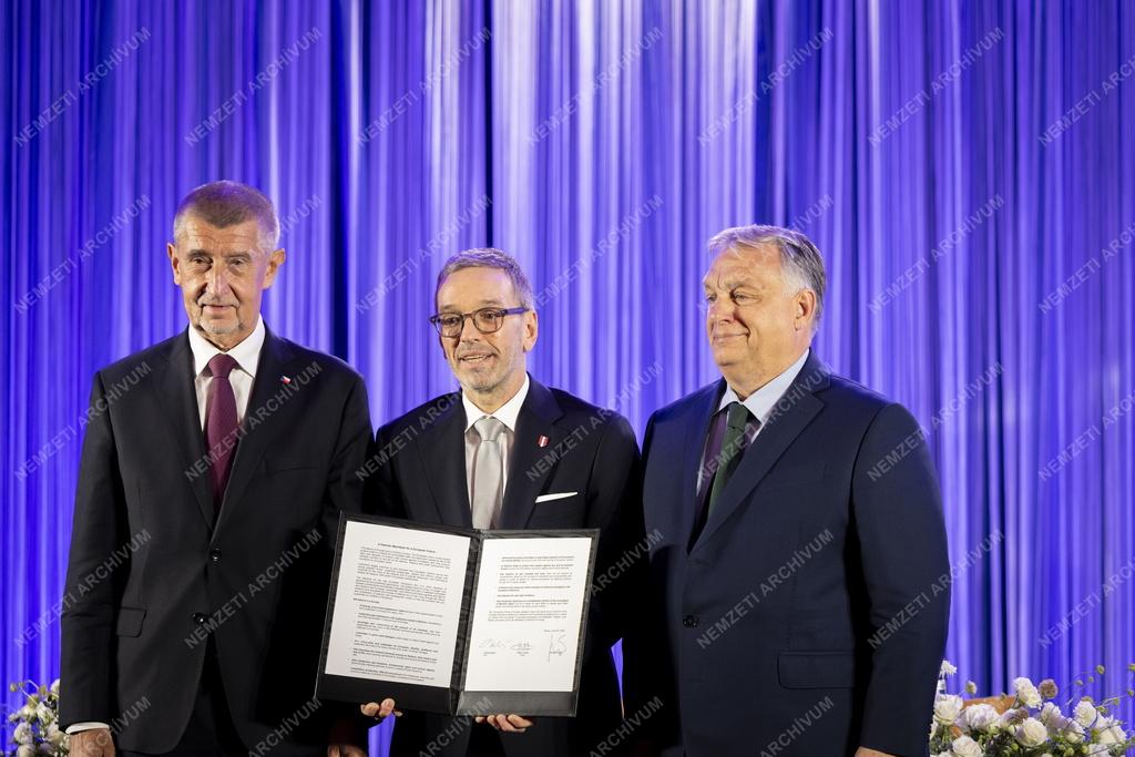 Orbán Viktor Bécsben - új európai politikai együttműködést jelentettek be 