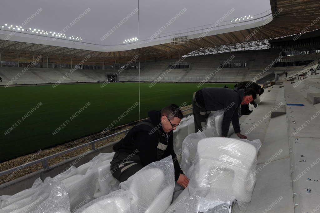 Sportlétesítmény - Debrecen - Épül az új stadion