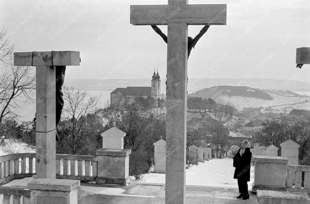 Táj, város - Téli Balaton