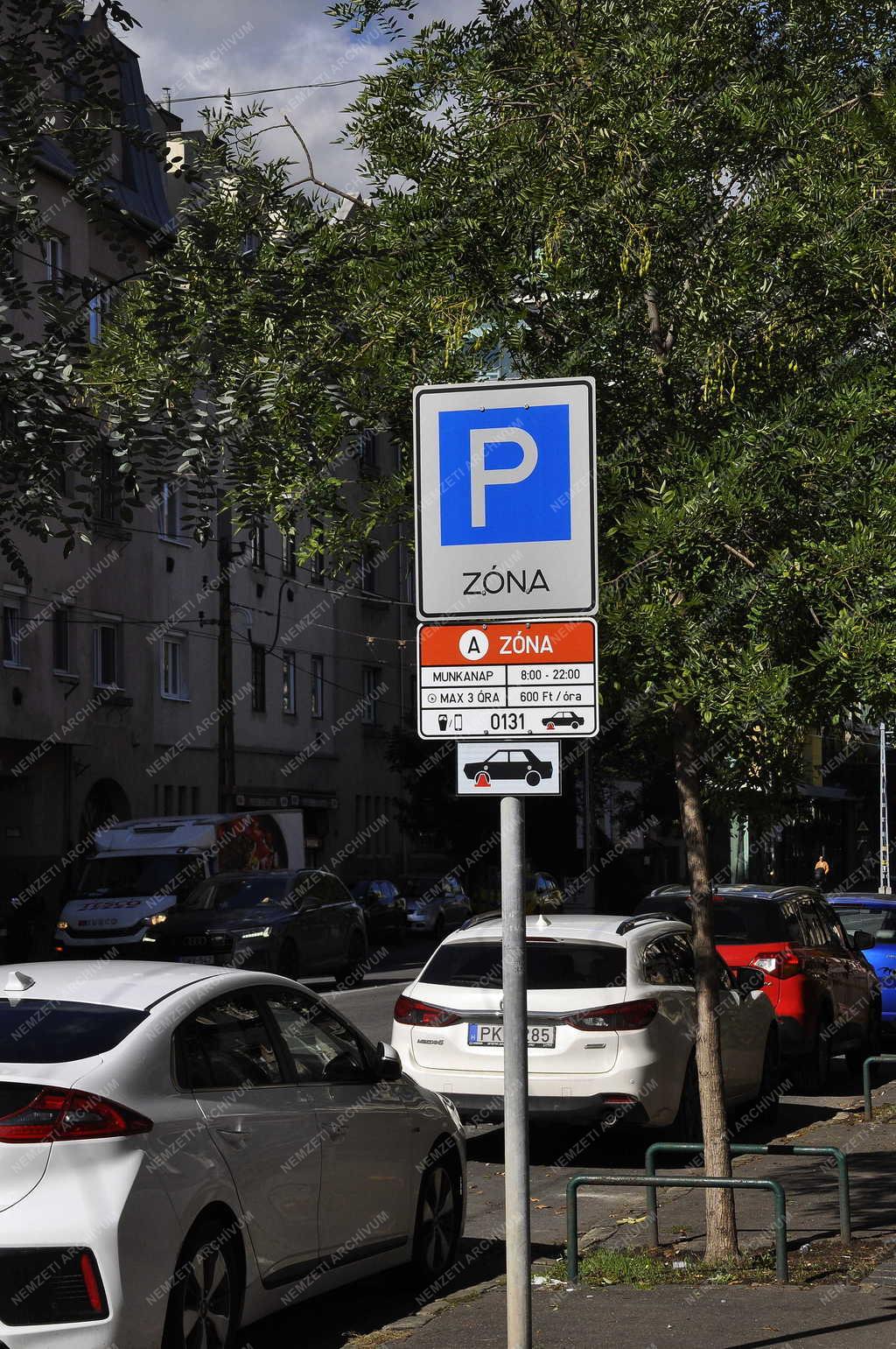Közlekedés - Új parkolózóna kiosztás a fővárosban