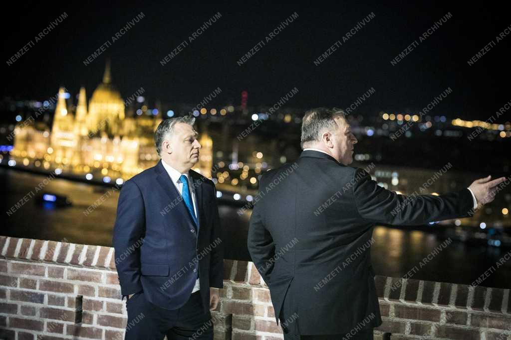 Az amerikai külügyminiszterrel tárgyalt Orbán Viktor