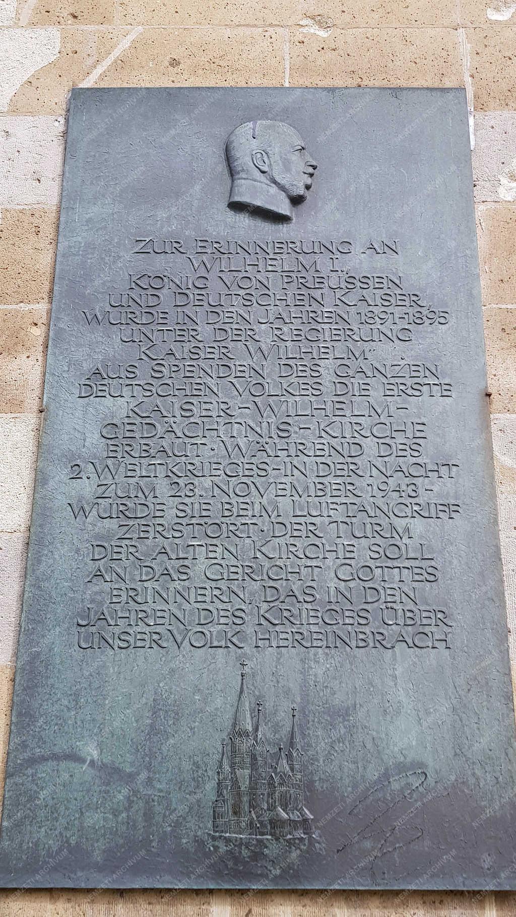 Műemlék - Berlin - Vilmos császár emléktemplom