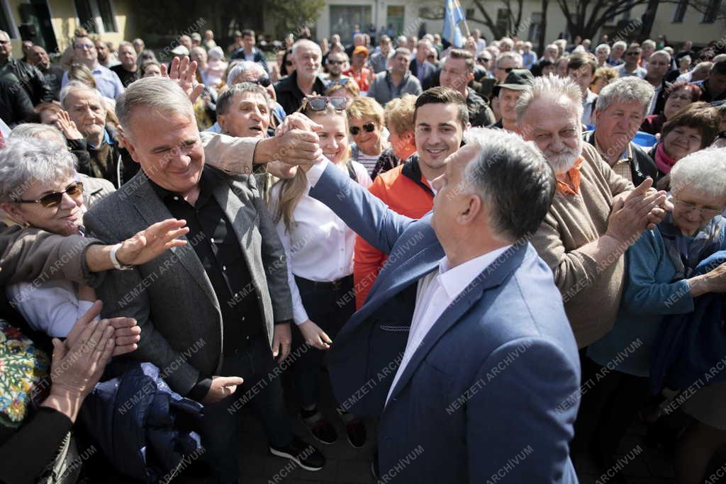 Választás 2022 - Orbán Viktor Békéscsabán 